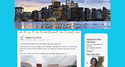 Desktop Screenshot of momwhoruns.com