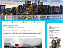 Tablet Screenshot of momwhoruns.com